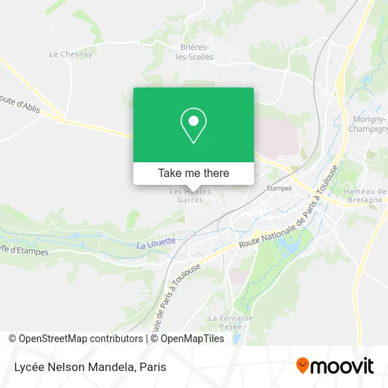 Lycée Nelson Mandela map