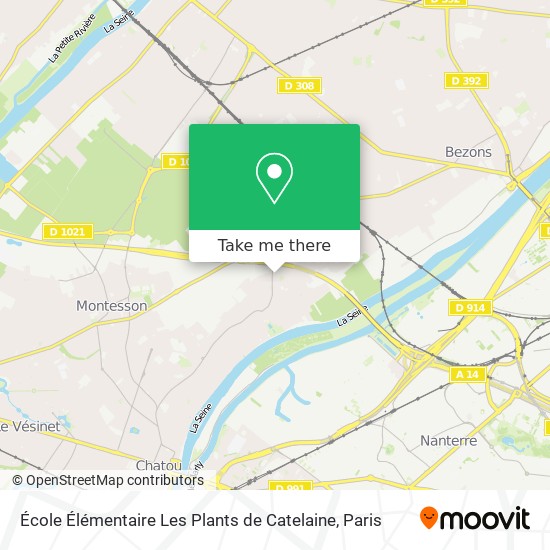 École Élémentaire Les Plants de Catelaine map