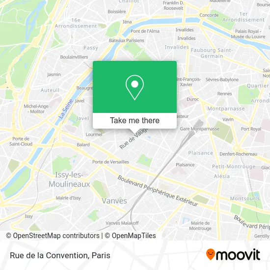 Rue de la Convention map