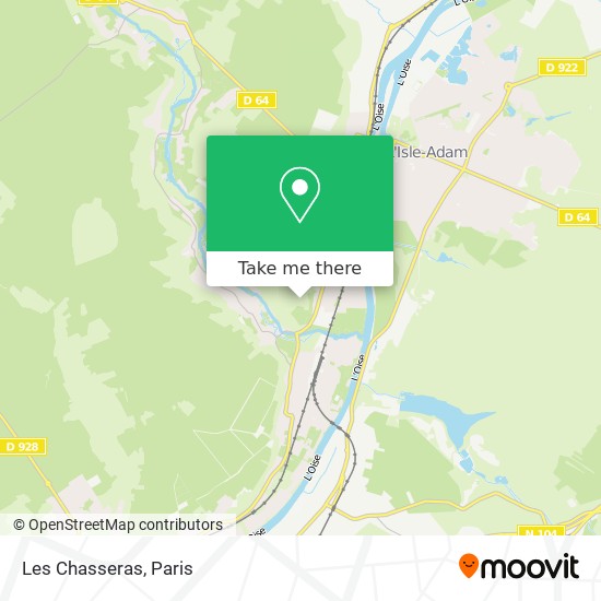 Mapa Les Chasseras