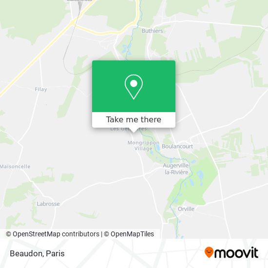 Mapa Beaudon