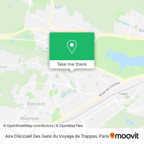 Aire D'Accueil Des Gens du Voyage de Trappes map
