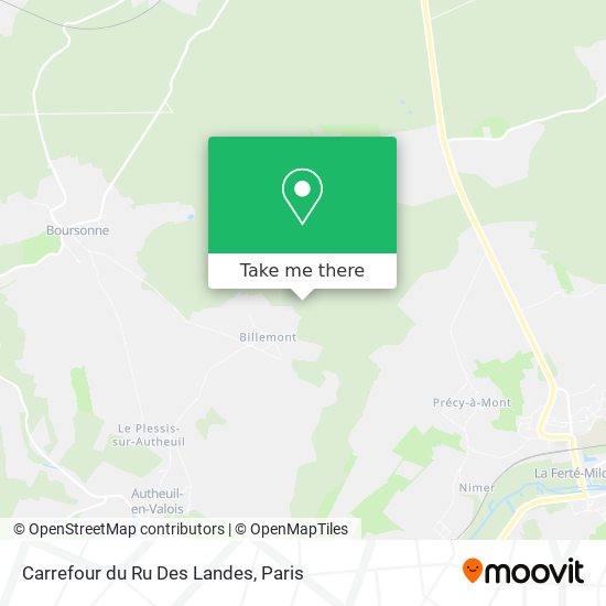 Carrefour du Ru Des Landes map