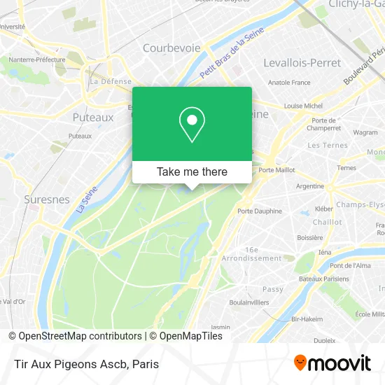Tir Aux Pigeons Ascb map