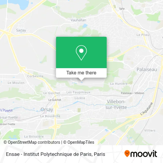 Ensae - Institut Polytechnique de Paris map
