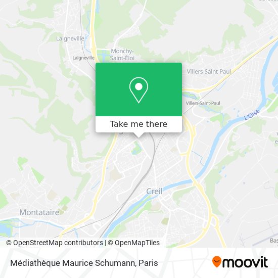 Mapa Médiathèque Maurice Schumann