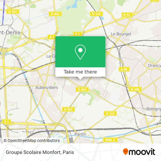 Groupe Scolaire Monfort map