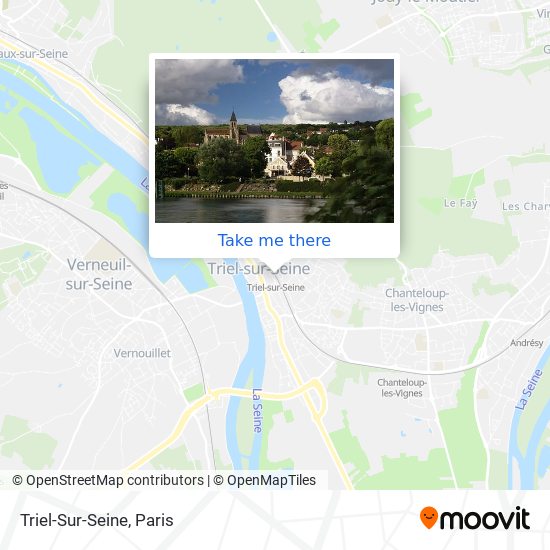 Mapa Triel-Sur-Seine