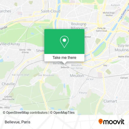 Bellevue map