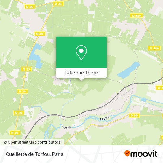 Cueillette de Torfou map
