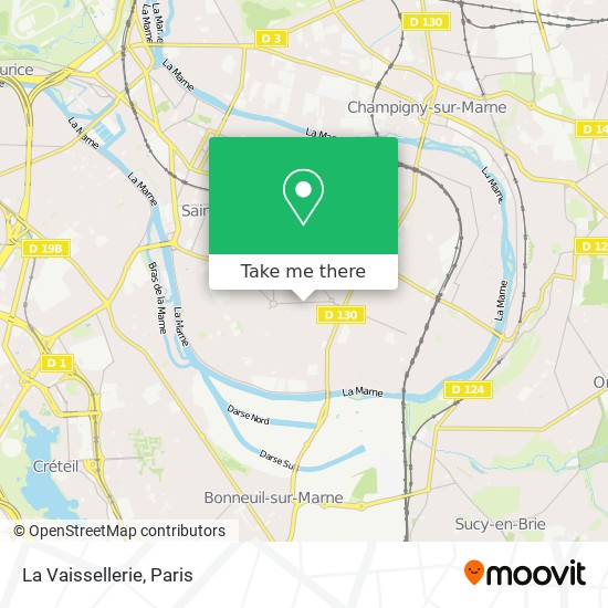 La Vaissellerie map