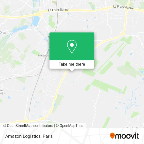 Amazon Logistics map