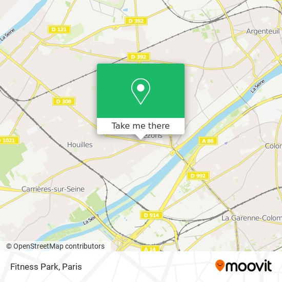 Fitness Park map