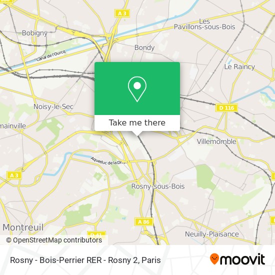 How To Get To Rosny Bois Perrier Rer Rosny 2 In Rosny Sous Bois By Bus Rer Or Metro
