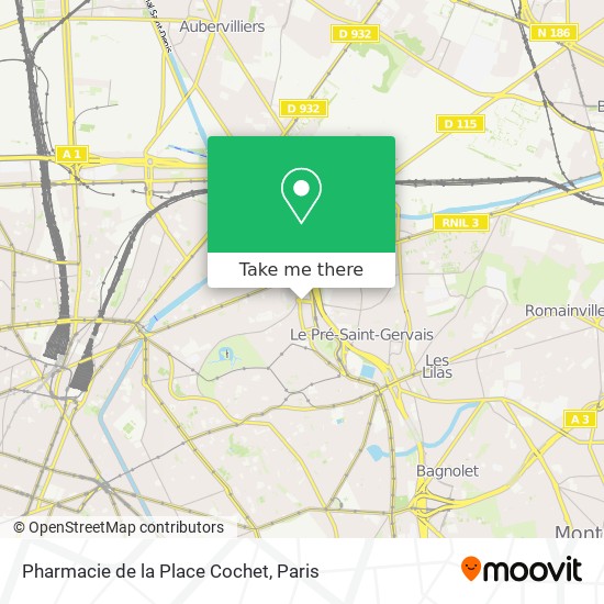 Pharmacie de la Place Cochet map