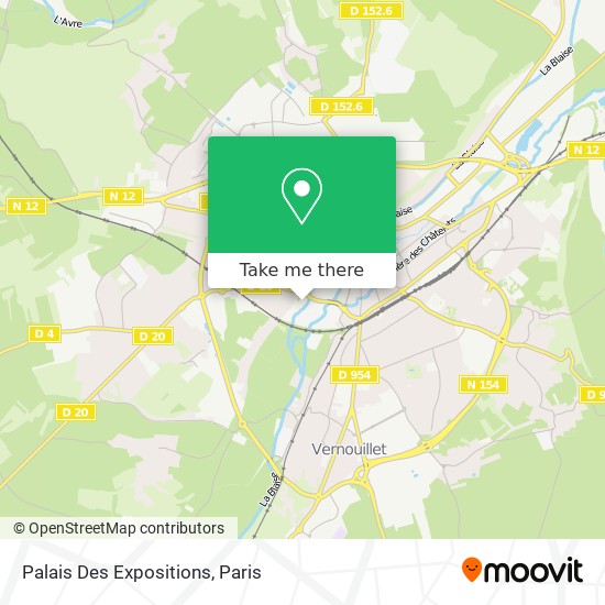 Palais Des Expositions map