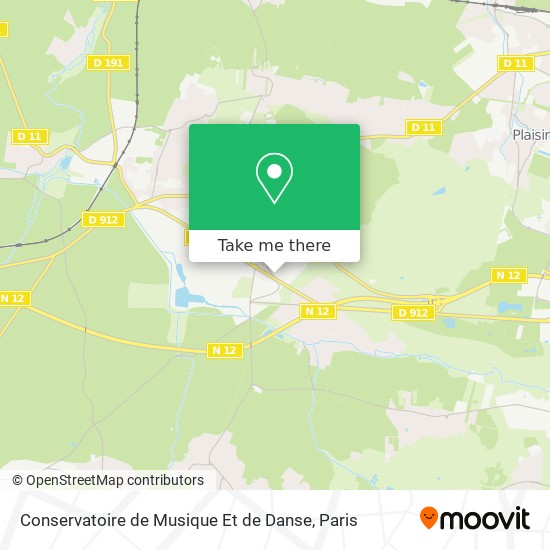 Conservatoire de Musique Et de Danse map