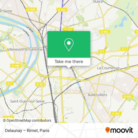 Delaunay – Rimet map