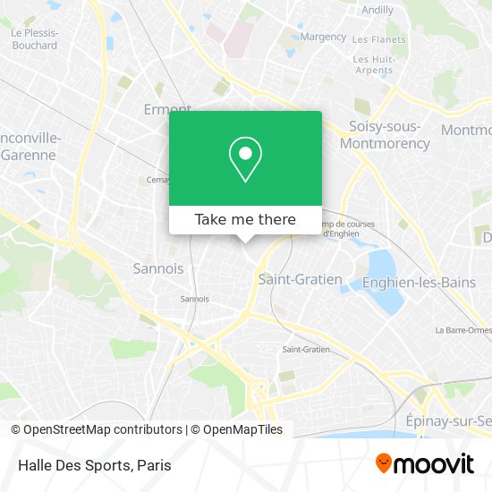 Halle Des Sports map