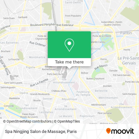 Spa Ningjing Salon de Massage map