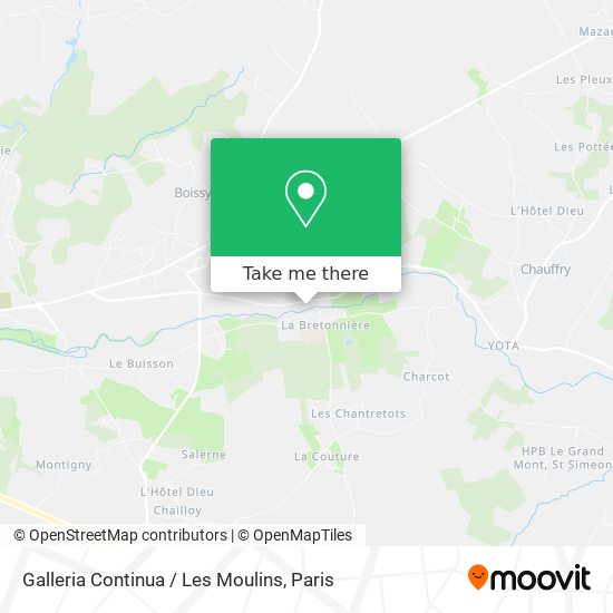 Galleria Continua / Les Moulins map