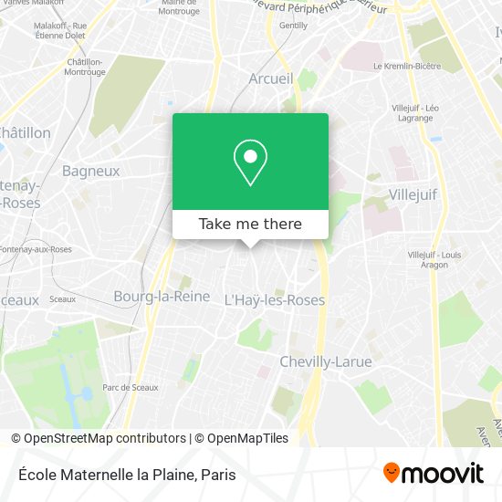 École Maternelle la Plaine map