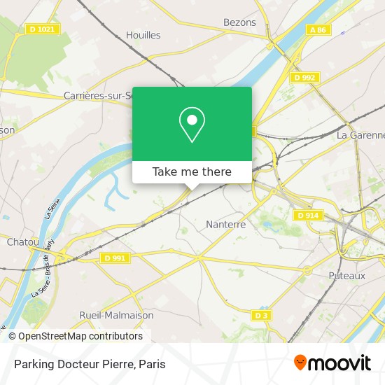 Mapa Parking Docteur Pierre