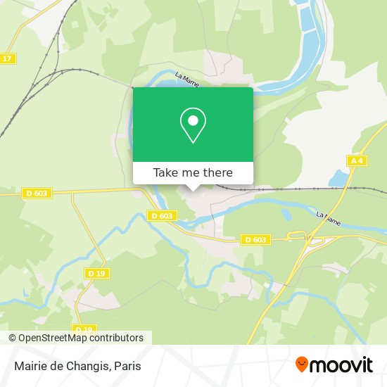 Mairie de Changis map