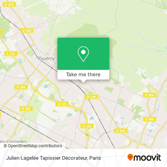 Mapa Julien Lagelée Tapissier Décorateur