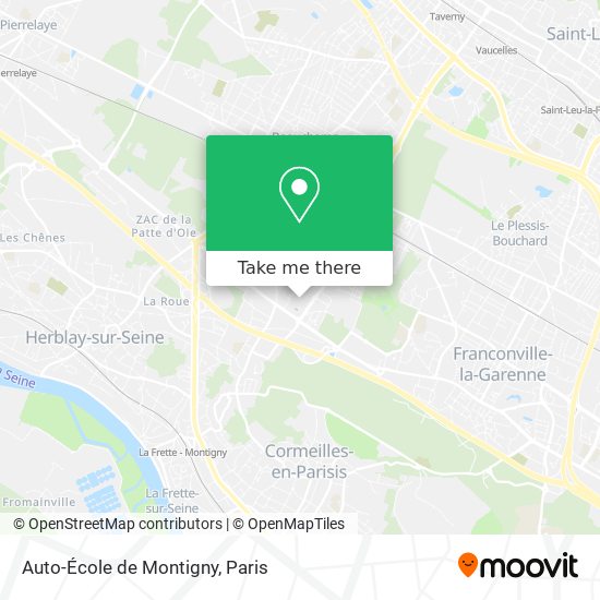 Auto-École de Montigny map