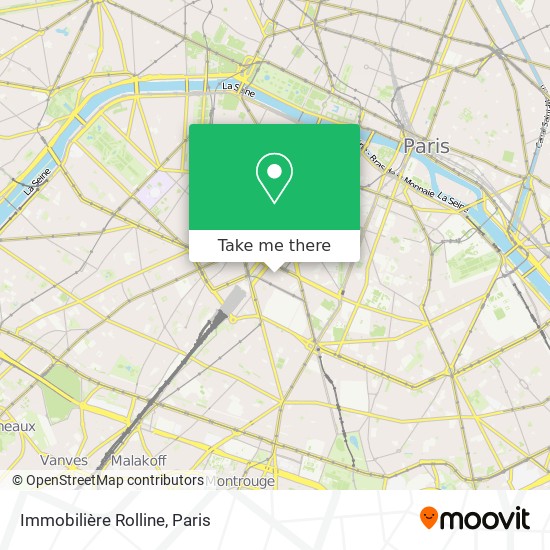 Immobilière Rolline map
