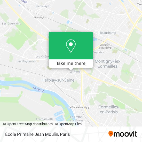 Mapa École Primaire Jean Moulin