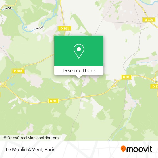 Le Moulin À Vent map