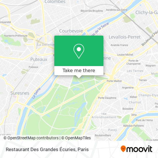 Restaurant Des Grandes Écuries map