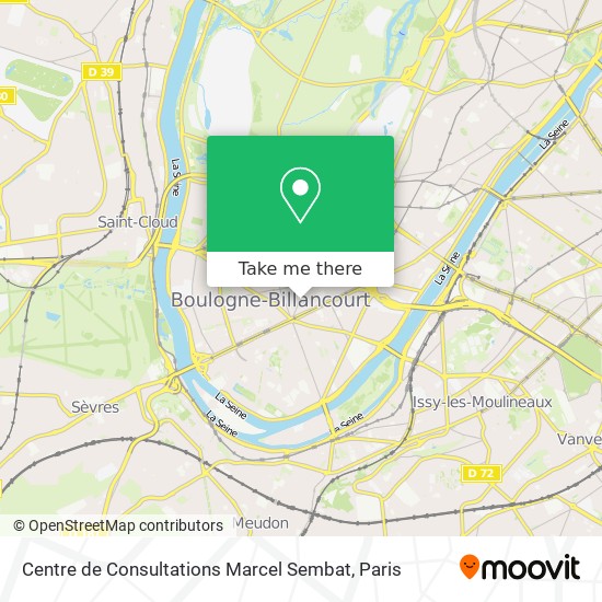 Centre de Consultations Marcel Sembat map