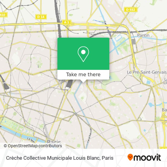 Crèche Collective Municipale Louis Blanc map