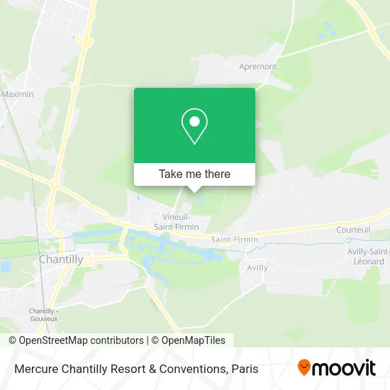 Mercure Chantilly Resort & Conventions map