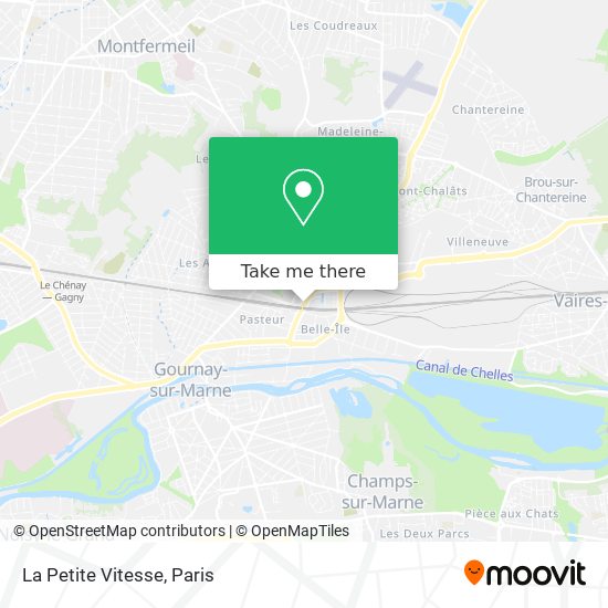 La Petite Vitesse map