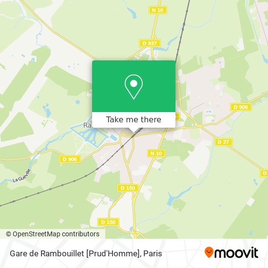 Mapa Gare de Rambouillet [Prud'Homme]