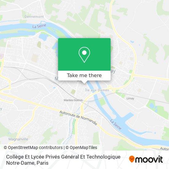 Collège Et Lycée Privés Général Et Technologique Notre-Dame map