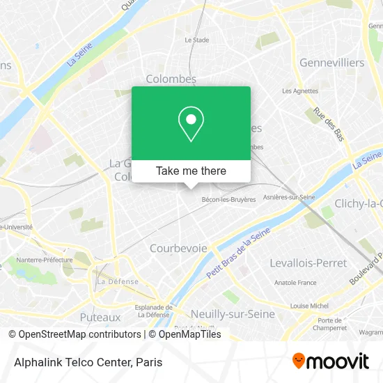 Alphalink Telco Center map