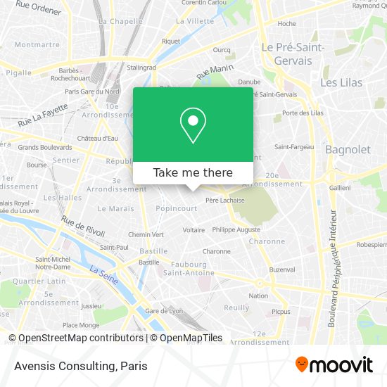 Avensis Consulting map