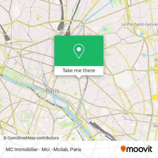 MC Immobilier - Mci - Mcilab map