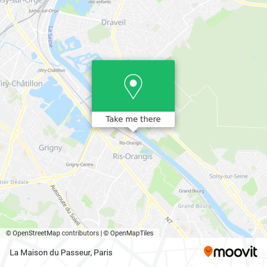 Mapa La Maison du Passeur