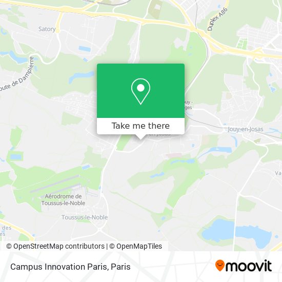 Mapa Campus Innovation Paris