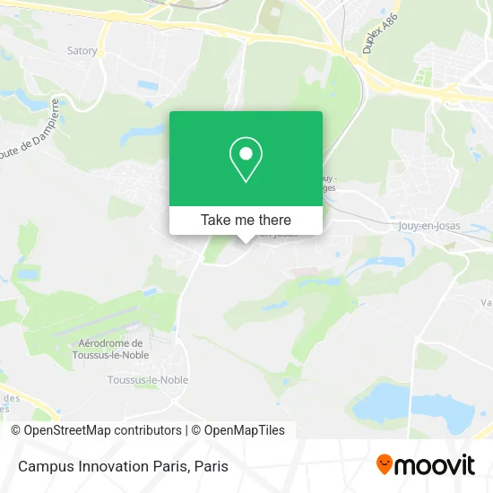 Campus Innovation Paris map