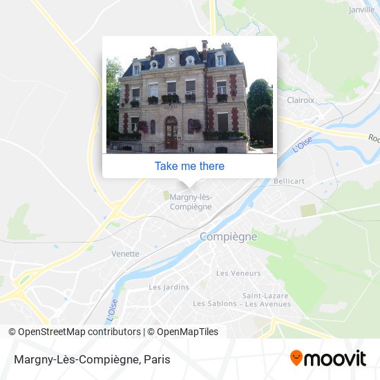 Margny-Lès-Compiègne map