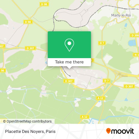 Placette Des Noyers map