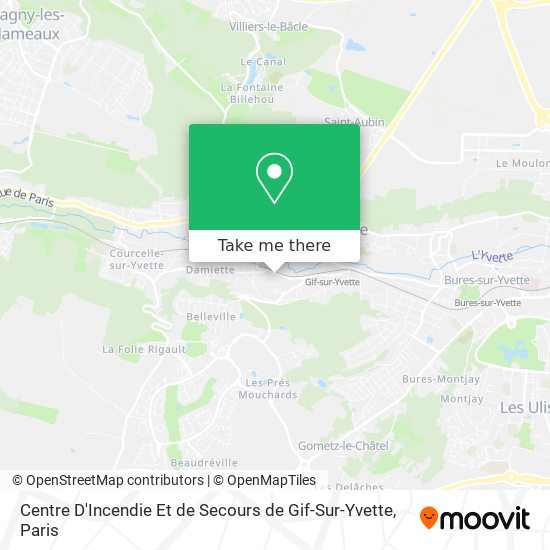 Centre D'Incendie Et de Secours de Gif-Sur-Yvette map