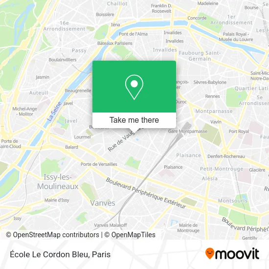 École Le Cordon Bleu map
